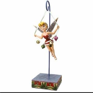 Jim Shore Disney Christmas Figurine Tinkerbell Let The Season Ring Ornament